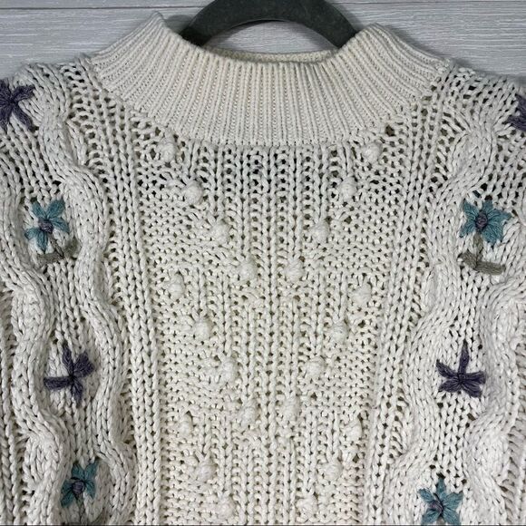 Vintage Hand Knit Mocked Sweater - Picture 7 of 11